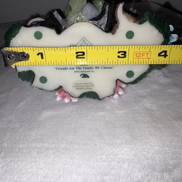 Fitz & Floyd Charming Tails Friends Are Family We Choose 89/187 No Box - Picture 7 of 9